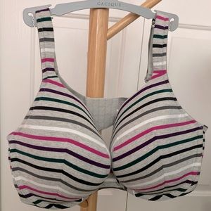 Cacique Bra Grey 42DDD - The Cotton Collection Lightly Lined EUC